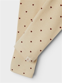 Lil Atelier Hjerte Leggings Gago Fired Brick